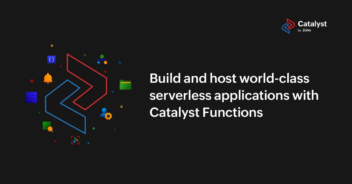 CatalystByZoho's tweet photo. Build and deploy applications while we take care of server management—from server infrastructure to automated scaling. Implement the compute functionality of your applications in Catalyst functions. https://t.co/SkopNuAiws
#ServerlessAPI #mobileappdevelopment #CatalystServerless https://t.co/n4V3FdCHJt