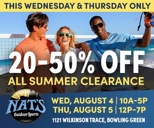 Save big on popular name brands during our Pre-Inventory Sale this Wednesday and Thursday! We've marked down all summer clearance gear and apparel 20-50% before we inventory the store!

• Wednesday, August 4th (10am-5pm)
• Thursday, August 5th (12pm-7pm)