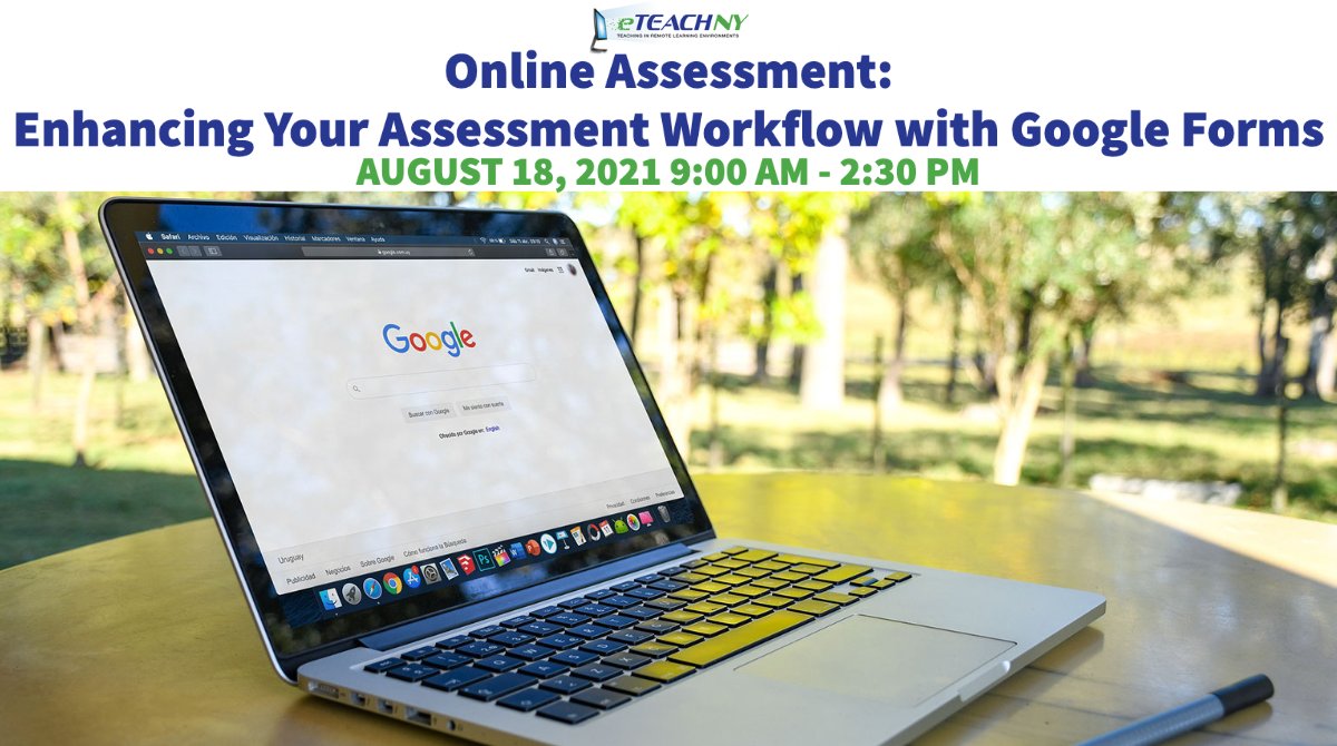 eTeachNY's tweet photo. Ready to learn how powerful Google Forms is as a data collection/analysis tool? We're here to make it easier.  Join us 8/18 as we explore add-ons such as FormMule, FormRanger, Quiz Banker &amp; more!   📝 Register at https://t.co/ysM7UDHq9E to take advantage of this FREE PD session! https://t.co/mcaC4z6xug