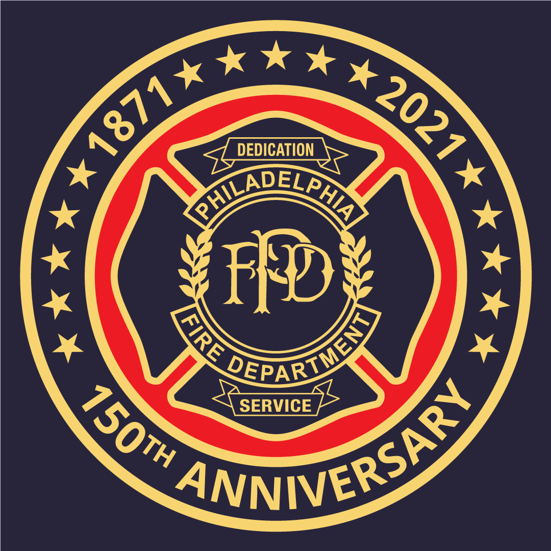 PhillyFireDept's tweet photo. The signs are everywhere: It's our 150th anniversary! Stop by @FiremansHall to learn more about our amazing history. #PFD150 https://t.co/NKIKgudY8L