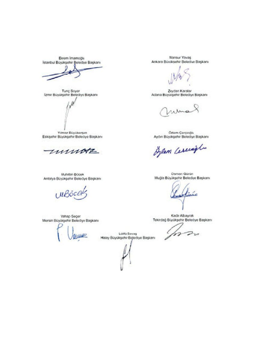 11 Büyükşehir Belediye Başkanı olarak ülkemizdeki yangınlara ilişkin ortak açıklamamızdır.