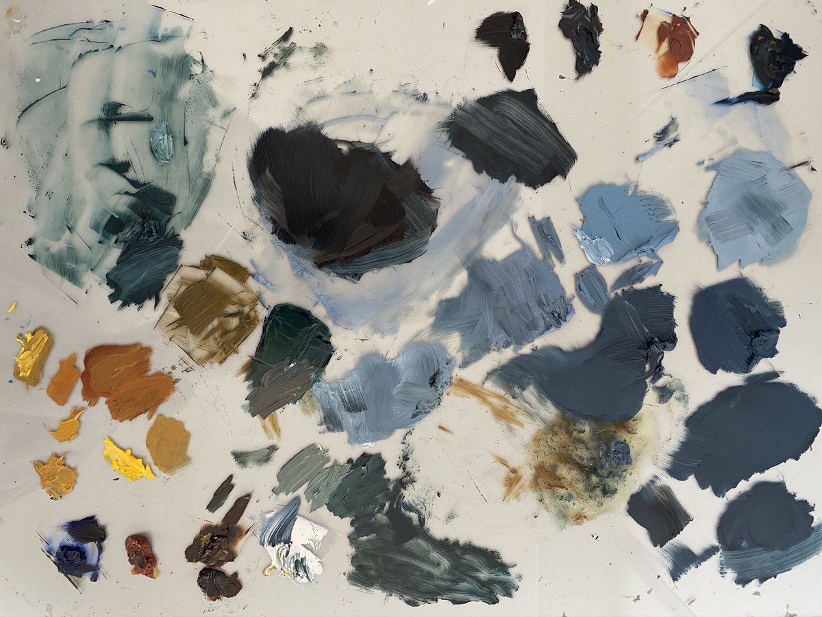 rionabuthello's tweet photo. The painting:                The palette: https://t.co/ThvYfINd1w