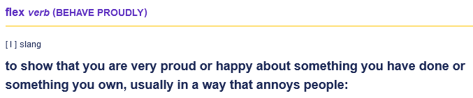 EpicLoop24's tweet photo. @ghiaiaa Secondo Cambridge Dictionary il verbo è intransitivo, ma possiamo flexarlo e usare come ci pare, tanto è uno slang dai molti significati ahah
🤣🤣🤣 https://t.co/kpMOJzIilJ