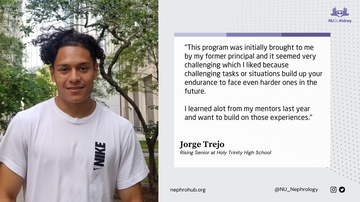 NU_Nephrology's tweet photo. Meet Jorge Trejo, a veteran #SciHigh Scholar and rising senior @HolyTrinityChi🌟
When he's not chasing his interests in genetics, he enjoys keeping up to date with cryptocurrencies and is always down to chat about the market! https://t.co/w73KyltqI8