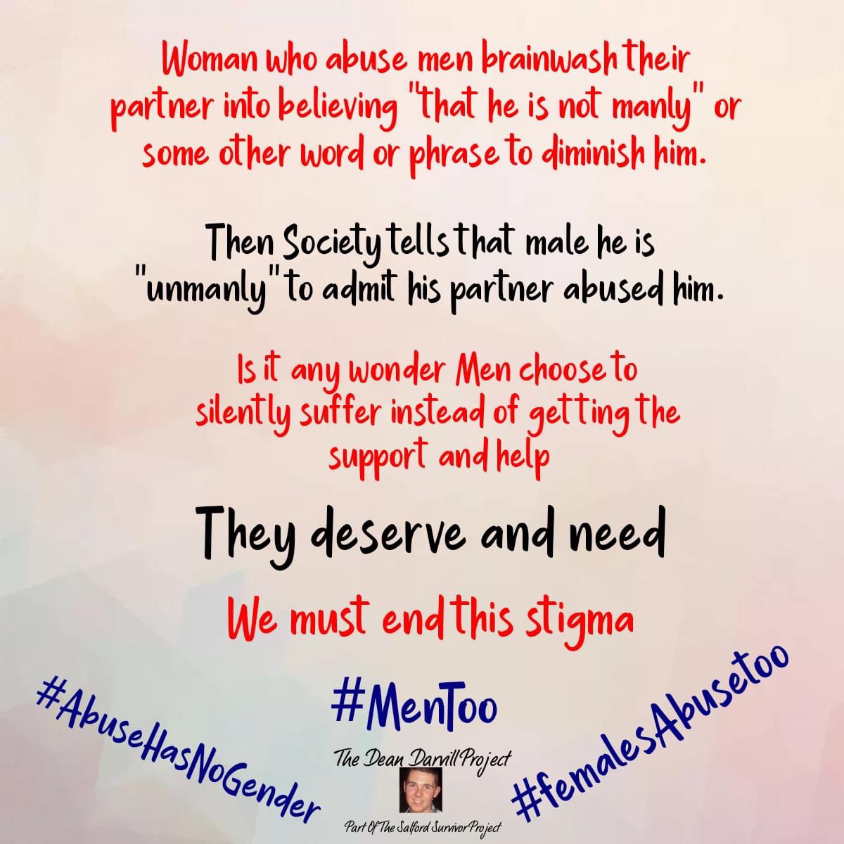 DarvillFor's tweet photo. Nobody should live in fear and feel like they have no place to turn.
Female are abusing a system put in place to protect real victims.
We must stop this abuse of a system designed to protect being used to further abuse men
Men are being torn apart by this broken system #mentoo https://t.co/TuShM7qZDE