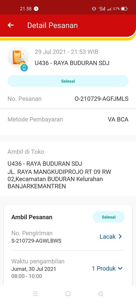 andyyusufs's tweet photo. @sahabatalfamart Min sya tgl 30 juli beli vitamin D lewat aplikasi alfagift pengambilan di toko. Pas sya ke toko ternyata barangnya ksong, sma kasirnya suruh nunggu 3 hari. Hari ini tgl 3 Agustus sya ke toko pas ditoko barangnya kosong lagi dong.. min tolong bantu refund uang sya https://t.co/d4saxrkffK