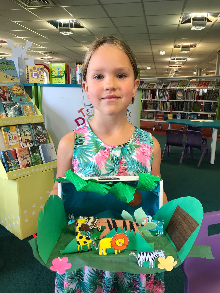 curiouscrafty's tweet photo. Is it a rumble in the jungle or a splash in the ocean? 🌊 
If you can’t decide be like us and make both #wildworldheroes #curiouscrafty @MancLibraries https://t.co/5OV03JsMyz