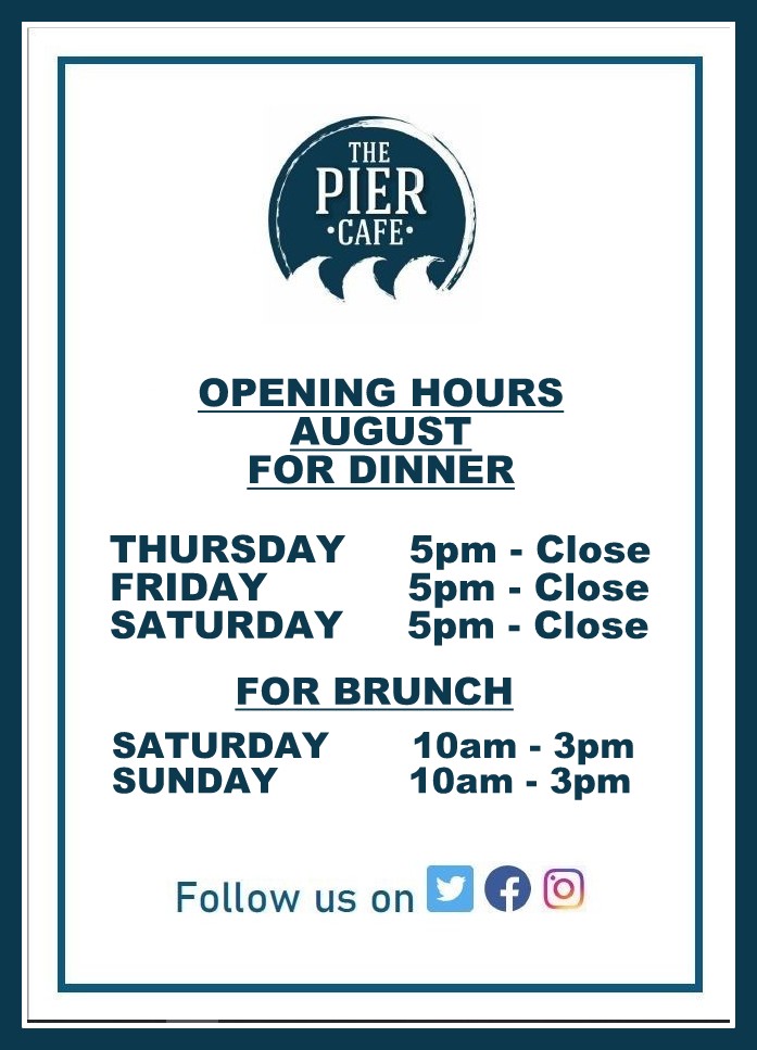 Hi all, please see our revised opening
hours for Dinner and Brunch starting this weekend.
Thanks again for your continued support.

#dining #tramore #waterford #openinghours #trading
#dinner #brunch