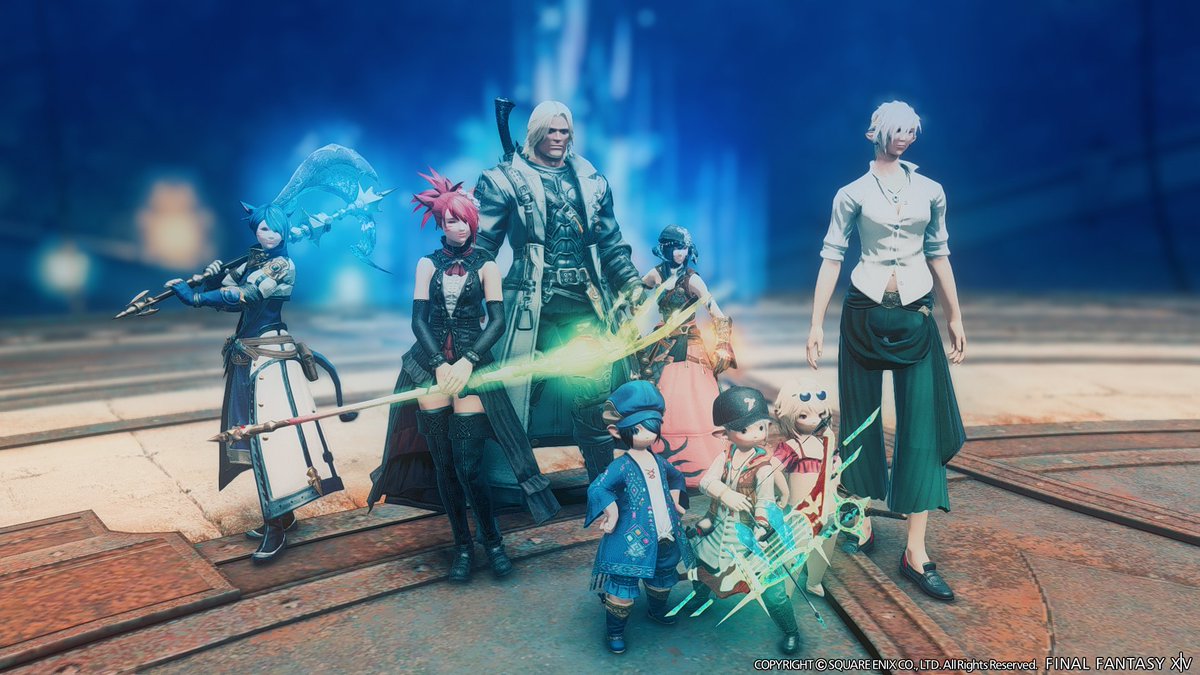 GameAnimeHunter's tweet image. 固定メン+野良初見と３層！
#FF14 
#ClassZero