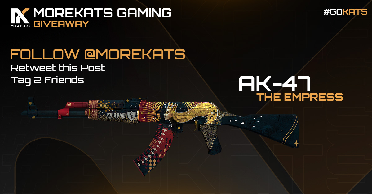 Morekats's tweet image. 🤩Zur Feier unseres neuen LineUps verlosen wir

🏆 AK-47 Empress The Empress FN 0,04

To enter:

🔄retweet and ♥️ like this Post
☑️Follow @Morekats
➡️tag 2 Mates in the comments

⏰Giveaway ends at 31/08/21 18:00 CEST

#CSGOGiveaway #csgoskins #Giveaways #csgo