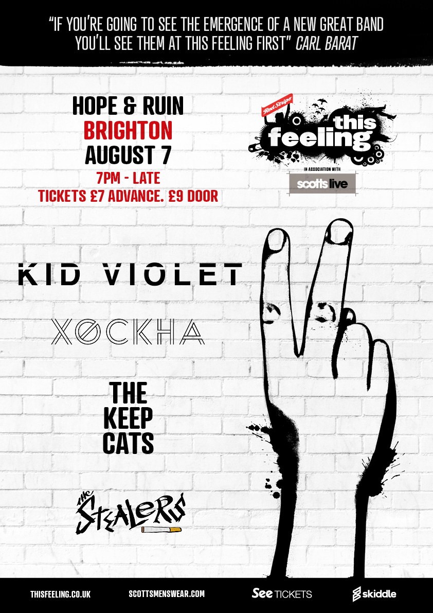 This Feeling (@this_feeling) on Twitter photo 30 tickets left for Brighton Saturday <a href="/KidVioletBand/">Kid Violet</a> <a href="/XOCKHA/">XOCKHA</a> <a href="/thekeepcats/">The Keep Cats</a>
skiddle.com/whats-on/Brigh… 30 tickets left for Brighton Saturday <a href="/KidVioletBand/">Kid Violet</a> <a href="/XOCKHA/">XOCKHA</a> <a href="/thekeepcats/">The Keep Cats</a>
skiddle.com/whats-on/Brigh…