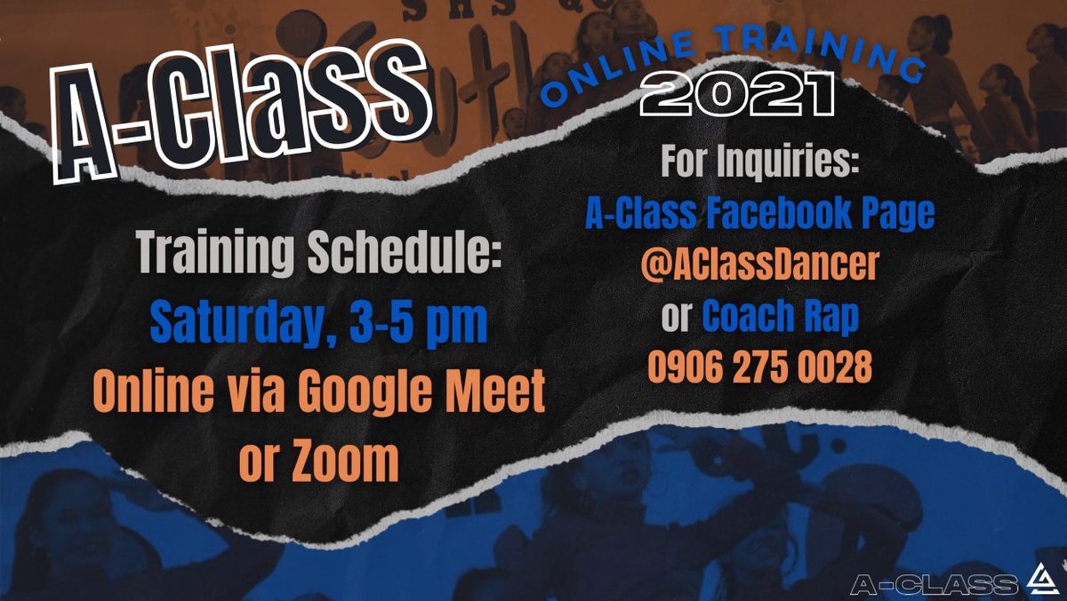 SHSAglaia's tweet photo. Are y’all stoked to tear up the dance floor once again? 😎

In this year’s A-Class Online Training, join us as we connect with one another through dance and explore the art of choreography! We are very thrilled to vibe with you and hype up your fye moves. 🥵🔥

See ya there!💃🏻🕺🏻 https://t.co/zeuayXkMDz