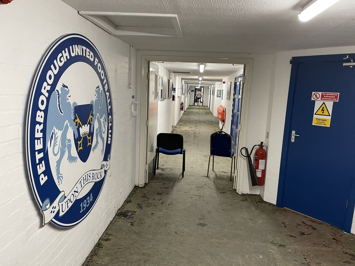 stangroundfloor's tweet photo. This week is a battle of time to get Peterborough United ready to open up for the first game of the season #pufc #theposh #flooring #peterborough #burmatex  #moduleo #instarmac https://t.co/5zdq1drSp8