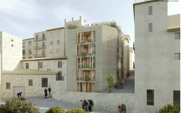 👏 Ja està en marxa a la nostra ciutat el projecte pilot d'habitatge públic de la Conselleria d'Habitatge ‼

➡ La proposta '48 a Repartir' ha sigut la guanyadora per al disseny de l'edifici ecosostenible a #Alcoi, que se situarà al C/ Ambaixador Irles.