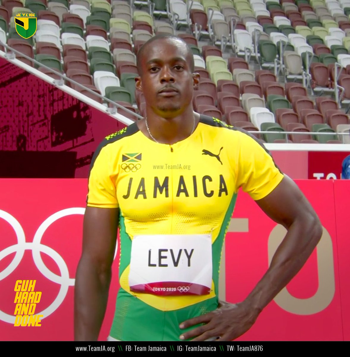 Team Jamaica on Twitter: "Ronald Levy WINS Heat 1 of the Hurdles in 13.17. 🔥🔥🔥 #TeamJamaica #GuhHaadAndDone https://t.co/onXw7RznMp" /