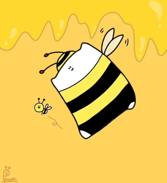 パルア おもち猫のもちね V Twitter 今日もまだ引っ越したあとの片付け等で新しいイラストをあげられないので 過去絵で失礼します 去年の今日は はちみつの日でして もちね おもち猫 イラスト オリジナルイラスト オリジナルキャラクター ゆるいイラスト