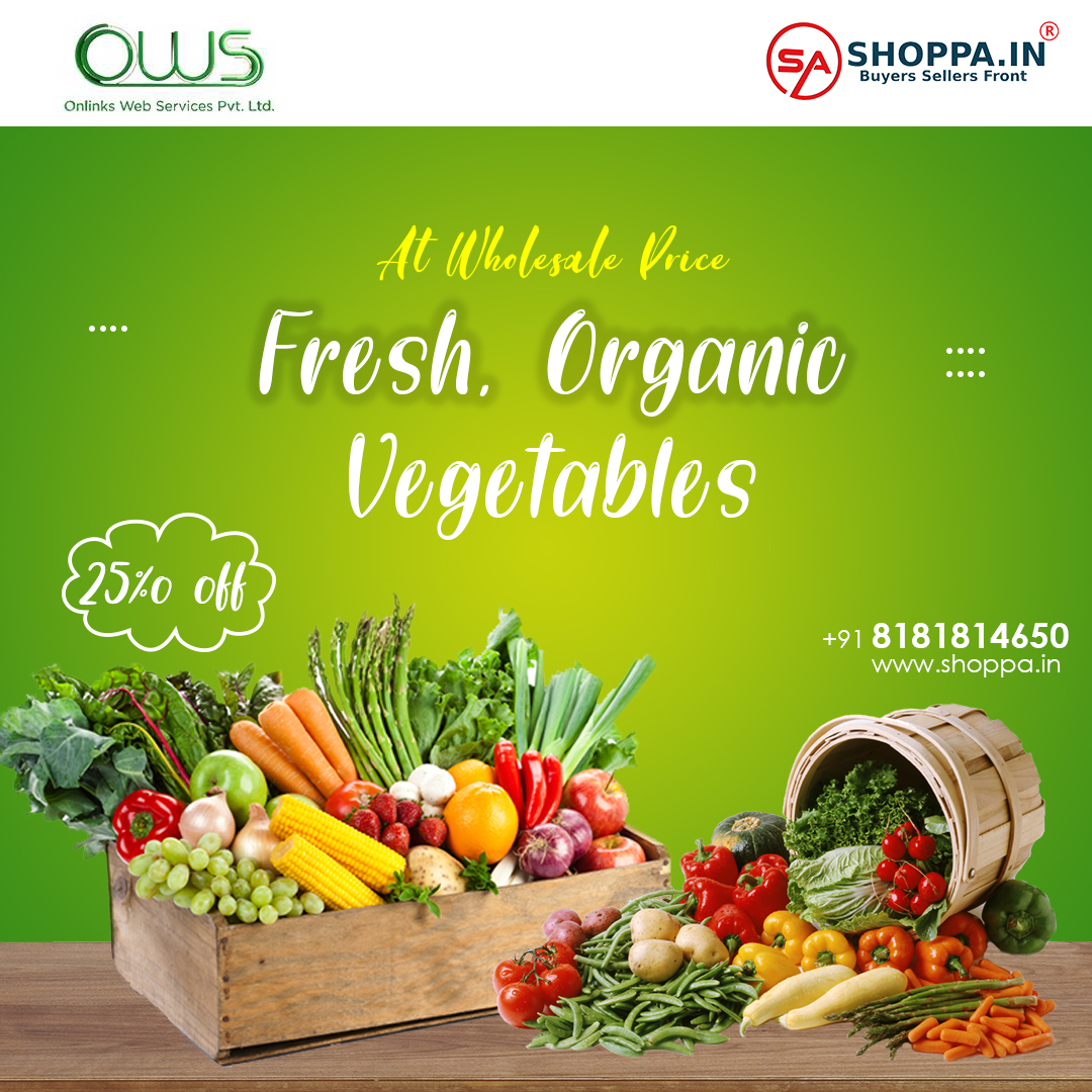 OnlinksW's tweet photo. Fresh &amp; Organic Vegetables are available at wholesale prices

Our Business Ventures @_shoppa.in @onlinefront_in @_readytorepair_
#B2B #shoppa #b2bmarketplace #vegetables #vegetableswholesale #wholesale #b2bsales  #vegetablesbusiness  #b2bbusiness #badabusiness #onlinkswebservices https://t.co/WF3KBEjh5s
