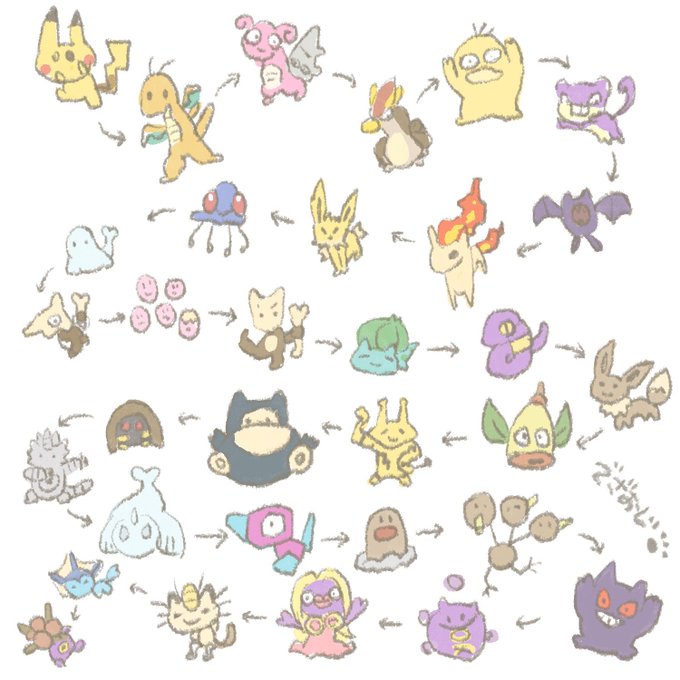 初代ポケモン151匹見ないで描けるかな🎨 