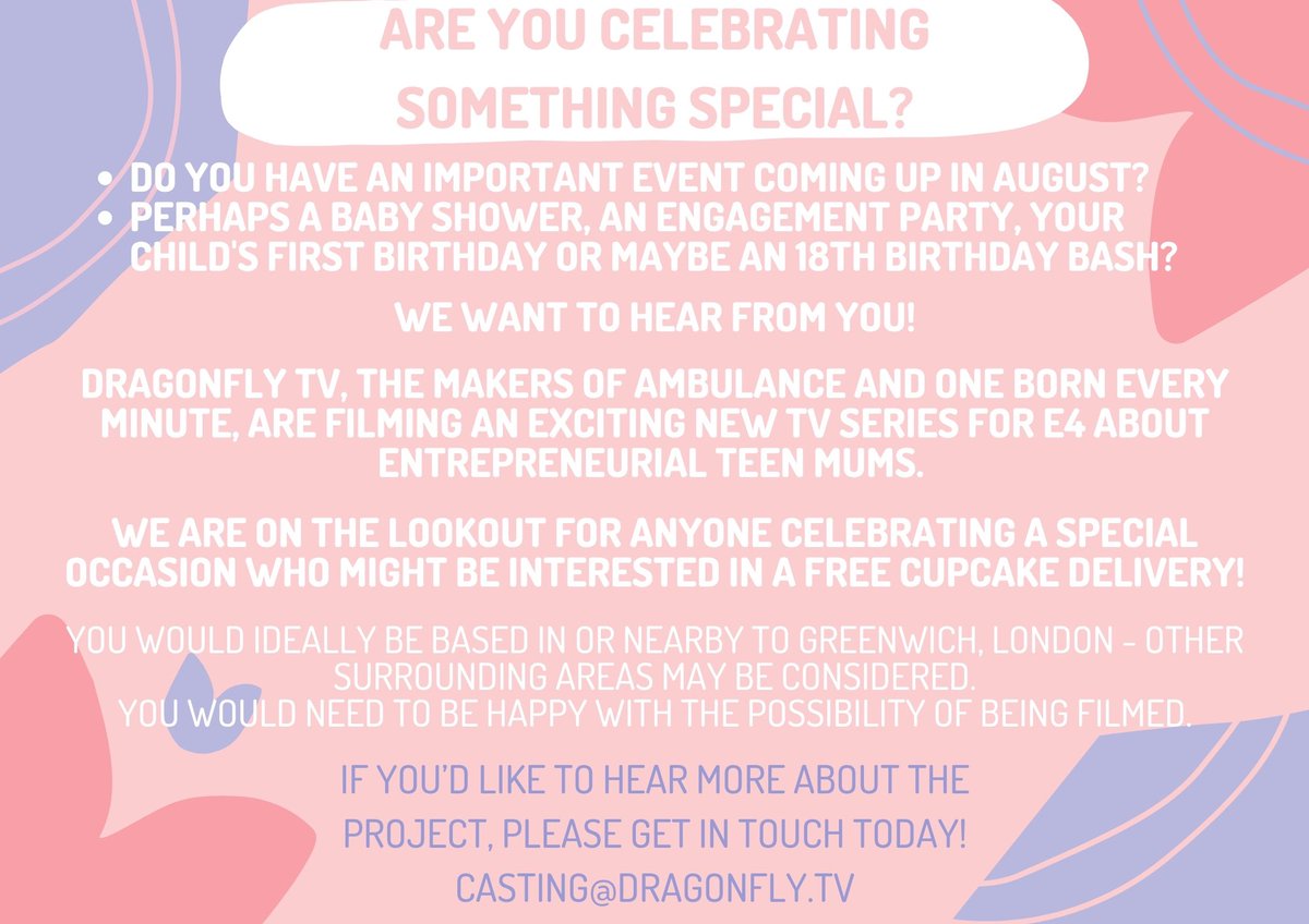 **FREE CUPCAKES!**
Check out the flyer below for the chance to have free cupcakes delivered to your special occasion
#cupcakes #free #party #babyshower #18th #21st #engagementparty