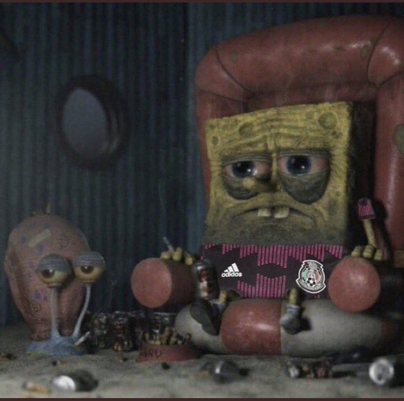 Mi perro y yo al terminar el partido de México vs Brasil