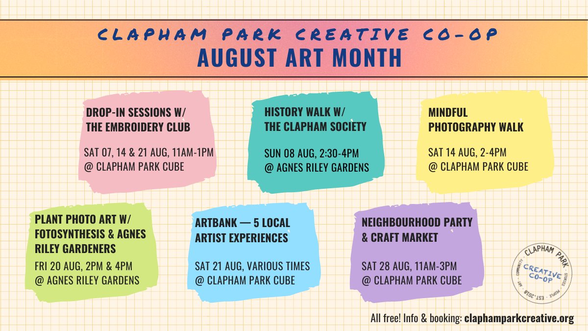 Clapham Park Creative Co-op tweet media
