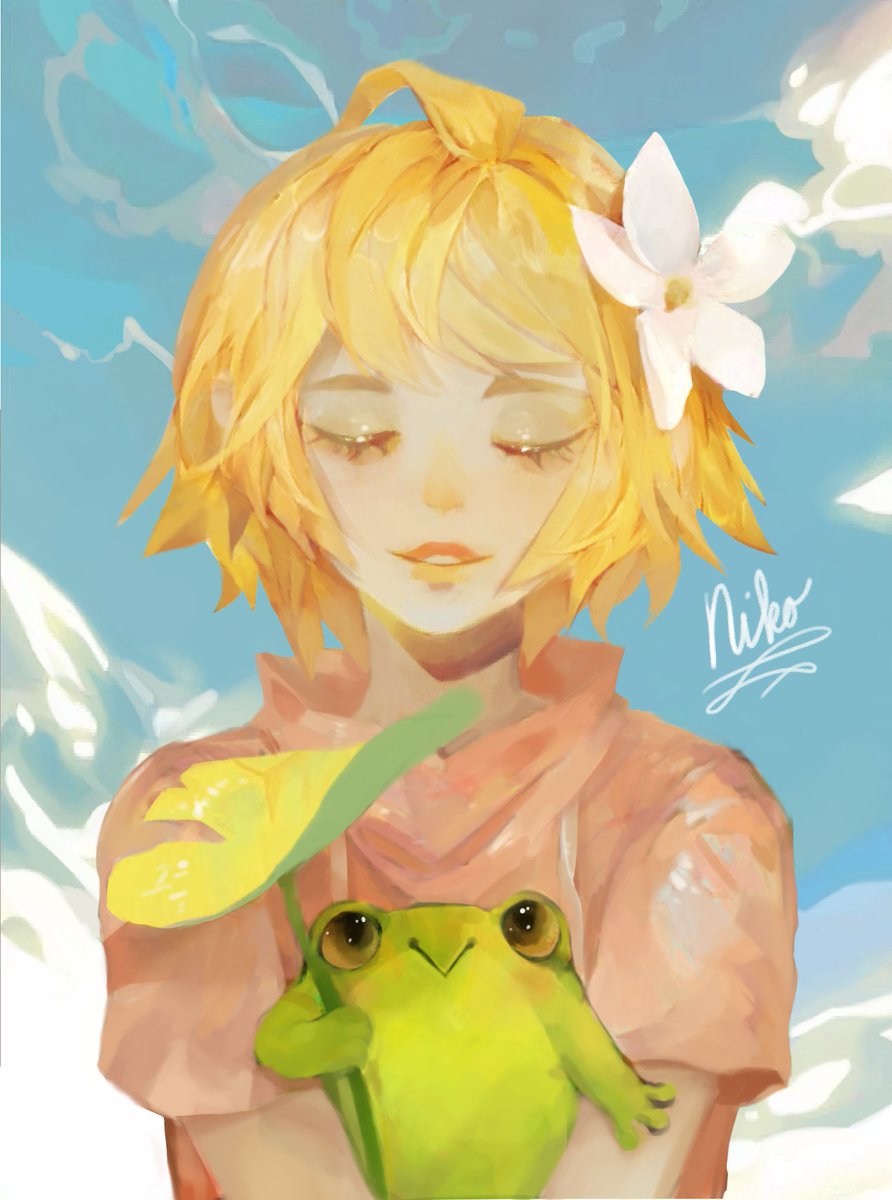 Today is the day! Some awesome friends of mine are releasing their game 'Here comes Niko'!!🎊🥳 please support them, bcus they are simply amazing! 🥰

I drew Niko in a different style i usually would. Something more lighthearted and sparkly.✨
#NikoFanArt #HereComesNiko