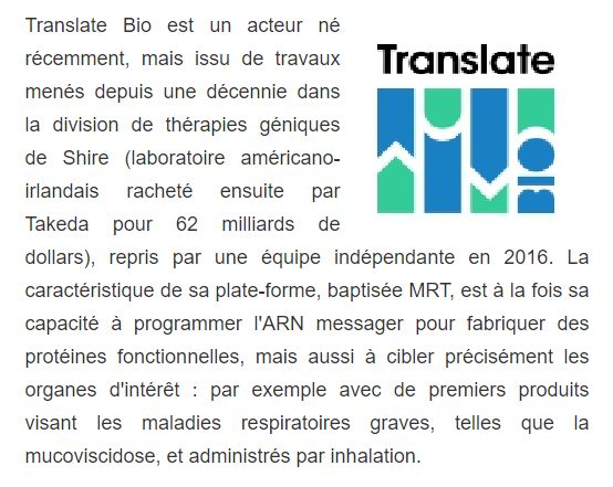 aympontier's tweet photo. Le développement à grande échelle de l'ARN messager a donné une nouvelle dimension au partenariat conclu dès 2018 entre Sanofi et la biotech américaine Translate Bio. Au point que le groupe français préfère sans plus tarder la racheter : https://t.co/pxSS6E8Sv3 https://t.co/jV0bMqqUuJ