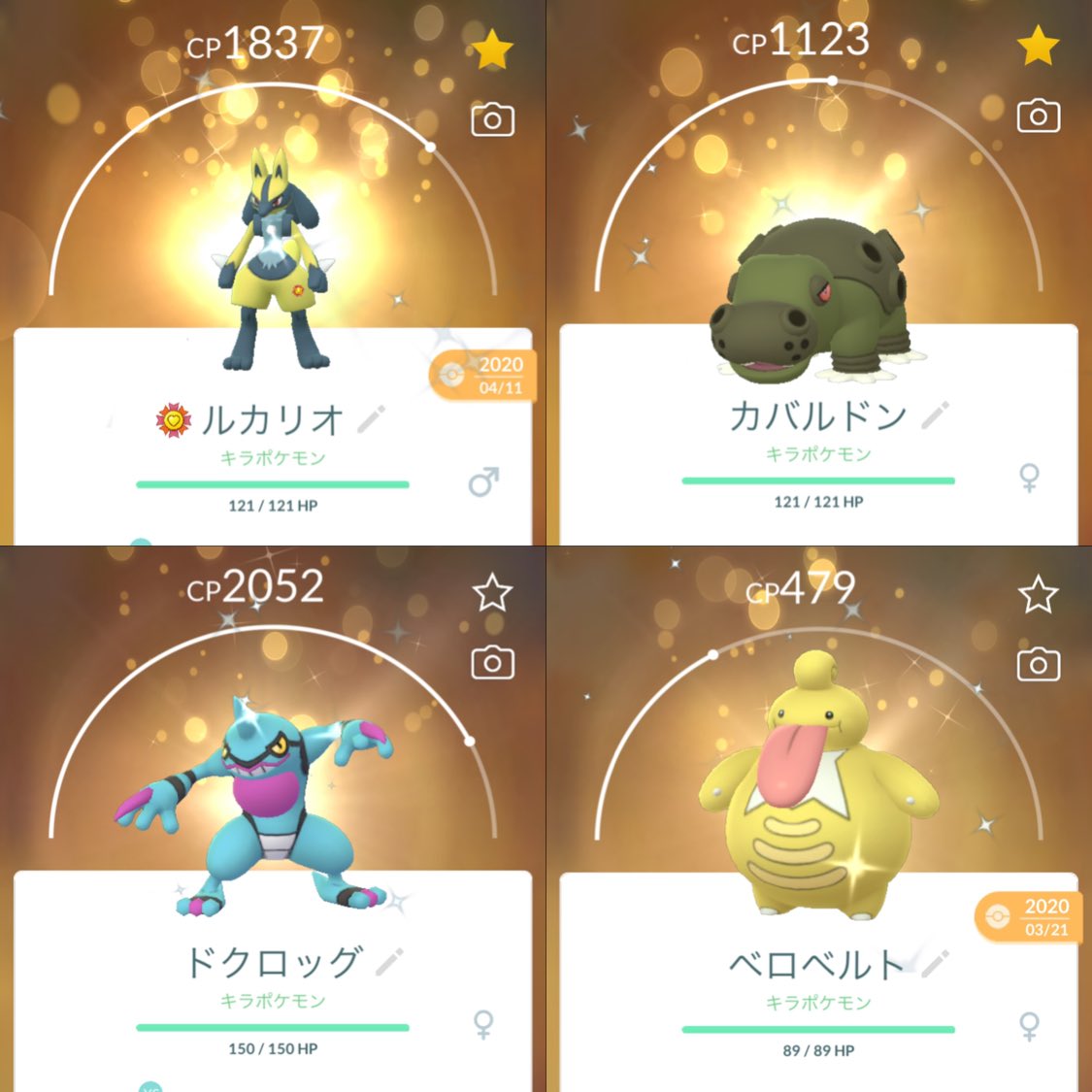 はち ポケモンgo 色違いキラ 3進化 その ハヤシガメ ビーダル ミノマダム フワライド ルカリオ カバルドン ドクロッグ ベロベルト ポケモンgo T Co Q9dtapvjz7 Twitter