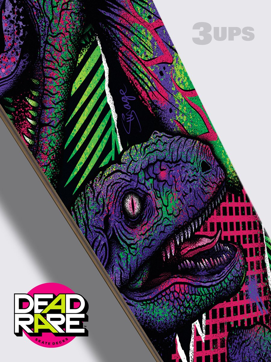 sinagedesign's tweet photo. Here’s the next set of Dead Rare Decks: The De-Extinct edition. 🦖🧬

These will be available in a set of 3 together over @Galleries1988 for the Crazy4Cult show starting this Fri 6th August at 8PM (UK time)

There’s ONLY 1 set available for these before they become extinct! ☠️ https://t.co/XWvNKd7yrN