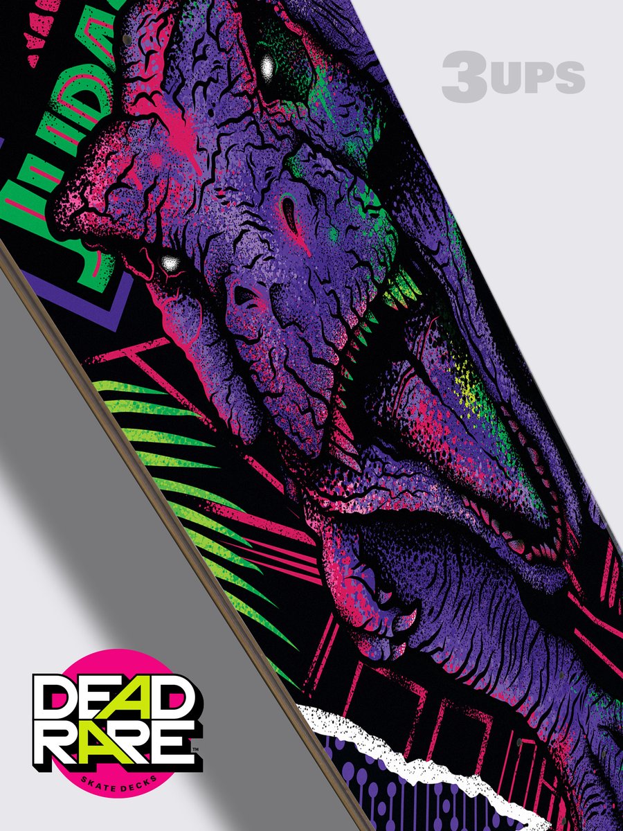 sinagedesign's tweet photo. Here’s the next set of Dead Rare Decks: The De-Extinct edition. 🦖🧬

These will be available in a set of 3 together over @Galleries1988 for the Crazy4Cult show starting this Fri 6th August at 8PM (UK time)

There’s ONLY 1 set available for these before they become extinct! ☠️ https://t.co/XWvNKd7yrN