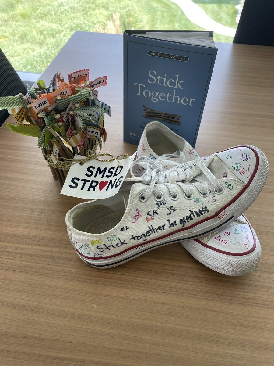 Today we welcome our new team members to <a href="/theSMSD/">SM School District</a>!  I’m so excited to see the excitement! I’m so excited to hear the band play!  I’m so excited for them to experience the great tradition and amazing teammates! #KeepingSMSDstrong #StickTogether
