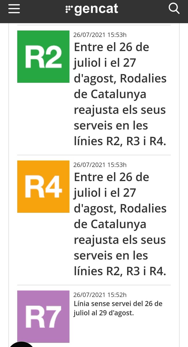 RODALIESlowcost's tweet image. Bé. Nem a posar-nos al dia. Els usuaris de #RodaliesDisaster  trobareu que n'hi han trens que no circulen. O venen amb retard. En especial desde el 26Juliol i tot l'Agost...