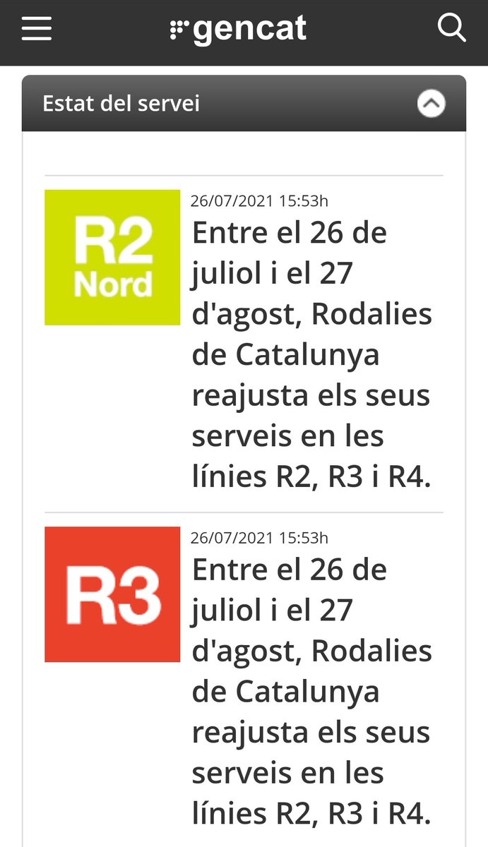 RODALIESlowcost's tweet image. Bé. Nem a posar-nos al dia. Els usuaris de #RodaliesDisaster  trobareu que n'hi han trens que no circulen. O venen amb retard. En especial desde el 26Juliol i tot l'Agost...