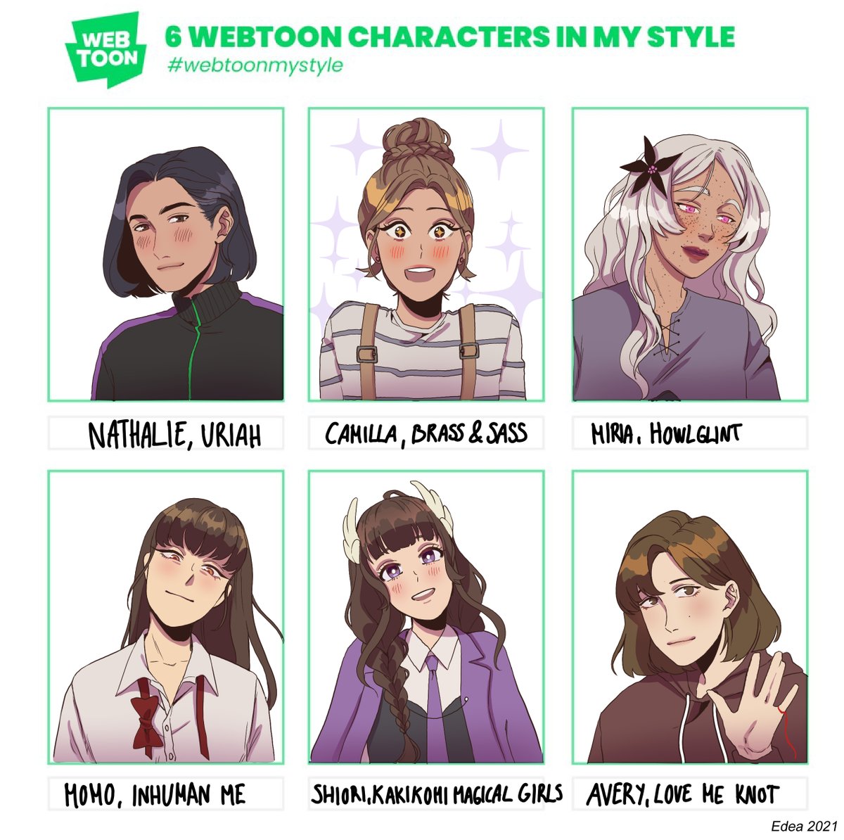 Edeave_art's tweet photo. Took me a while but here are some of my favourite webtoons and my favourite characters 👀✨#webtoonmystyle https://t.co/OFSZYSucFI
