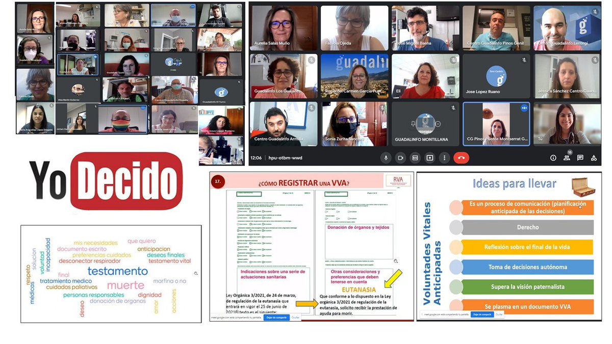 💻 Medio centenar de profesionales de <a href="/RedGuadalinfo/">Vuela Guadalinfo</a>  de la provincia granadina se han formado en Voluntades Vitales Anticipadas gracias a 4 talleres desarrollados por <a href="/TicSaludenRed/">TicSaludenRed</a> en los que han participado las compañeras Fabiola Ojeda y Aurelia Salas➡️ bit.ly/3xj4LrZ
