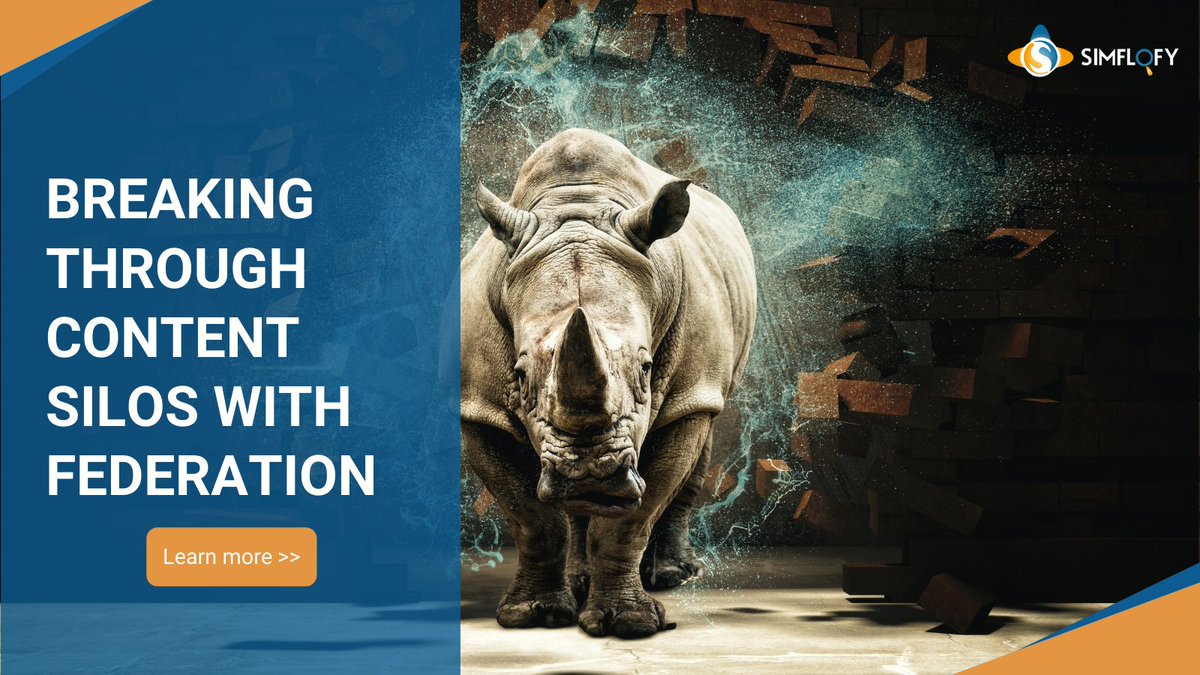 simflofy's tweet photo. Listen as ZIA Consulting and Simflofy talk about the importance of not allowing your business data to remain hidden in Enterprise Content Management (ECM) silos. 
https://t.co/zYlEM5p8GN https://t.co/ZchVfq9mig