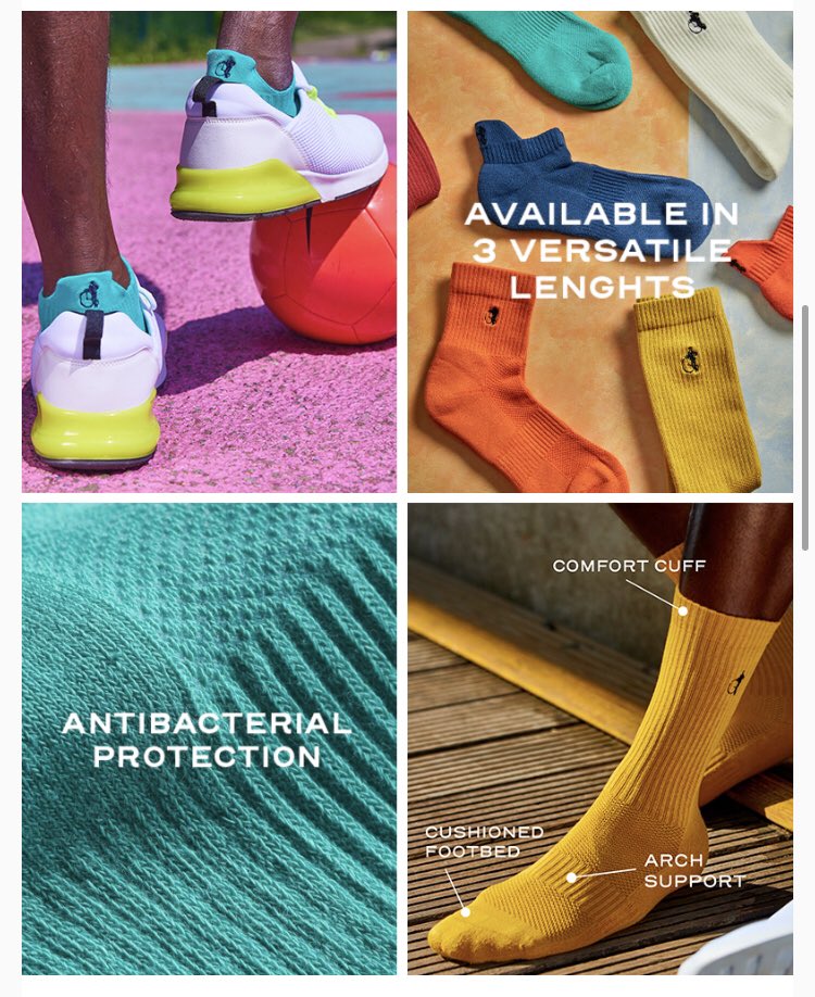 For a while we’ve wanted to create a range of sports socks. Say hello to Simply Active. Three versatile lengths. An array of confident colours. A host of high performance specs. Get ready to live brighter.👇🏼

lnkd.in/gPZHuRZ