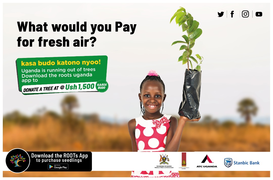 Trees are a source of fresh air. The more trees we have, the better our air quality. We need to think about restoration of forest cover to improve air quality in Uganda. 

Download the ROOTs App and donate a tree seedling for just UGX 1,500. 

#RunningOutOfTrees
<a href="/ROOTs_Uganda/">ROOTs - #RunningOutOfTrees 🇺🇬↪️🟢</a>
