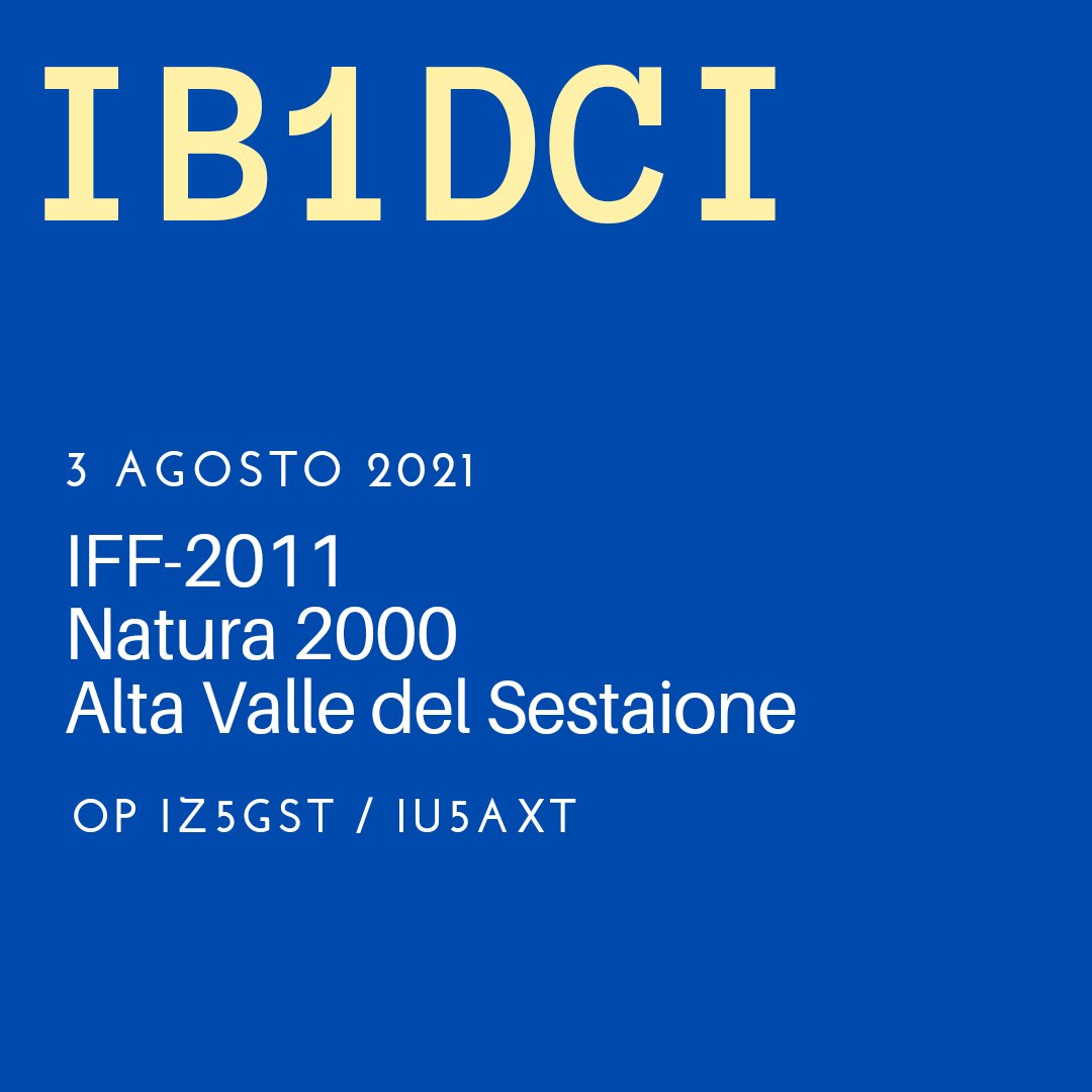 DCI_IFFA_WAP's tweet photo. 3agosto2021
IB1DCI
IFF-2011
Natura 2000
Alta Valle del Sestaione
#IFF2011 #Natura2000 #altavalledelSestaione
#Sestaione
#ItalianFloraFauna #italianflorafaunaaward
#IQ1BP #AriMondovi
#iz5gst #iu5axt https://t.co/OVxHz5mgtj