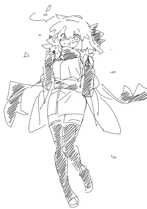 i dont like fgo but okita's design is neat 