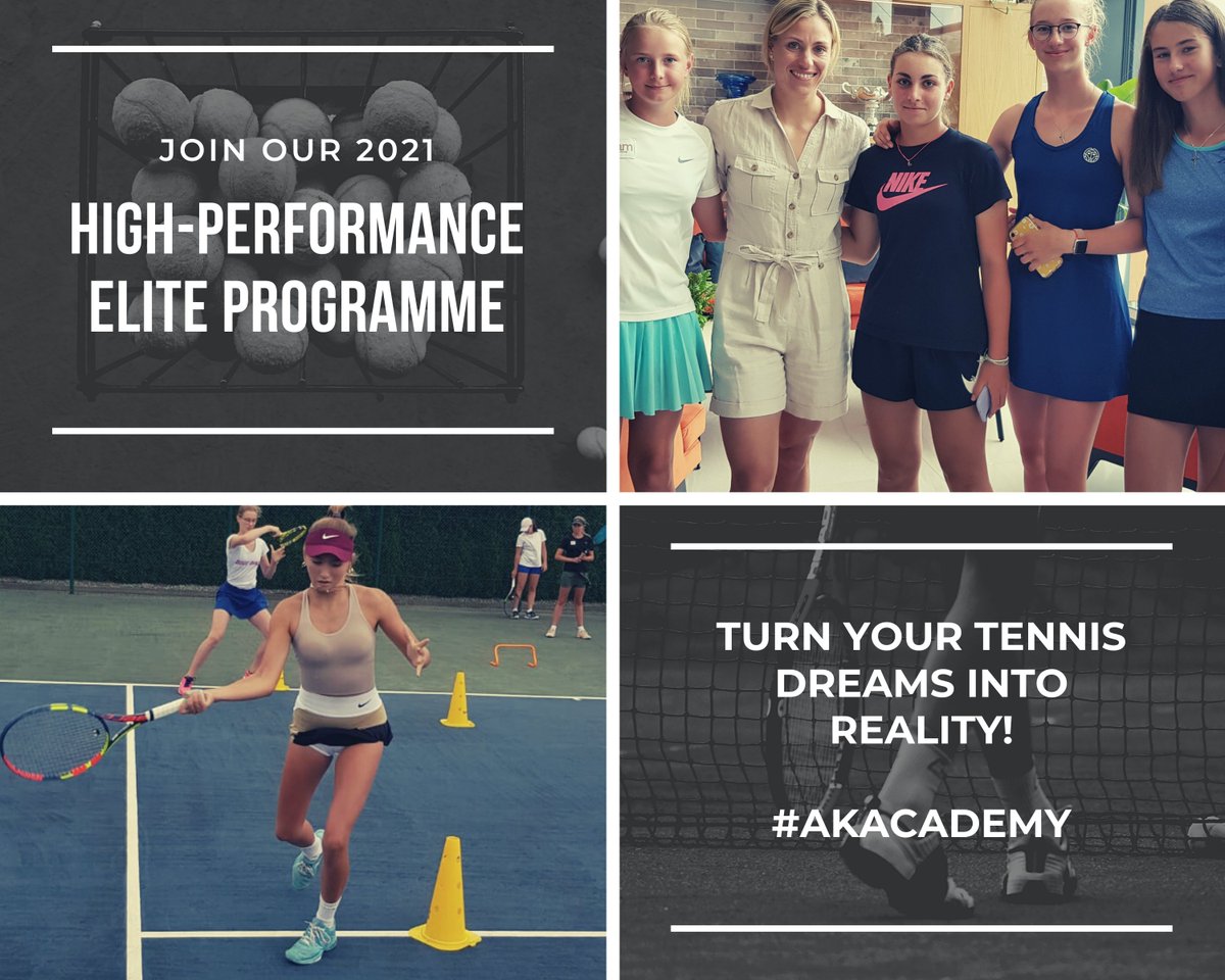Are you a female tennis player aged 11-15? Do you dream BIG? 
Join our 2021 high-performance Elite Programme NOW 👍 
To be eligible, send us your skills video and also your career achievements so far. Seats are limited. Deadline: August 6, 2021.
📧 info@4tenn.com 
#EliteCampAKA