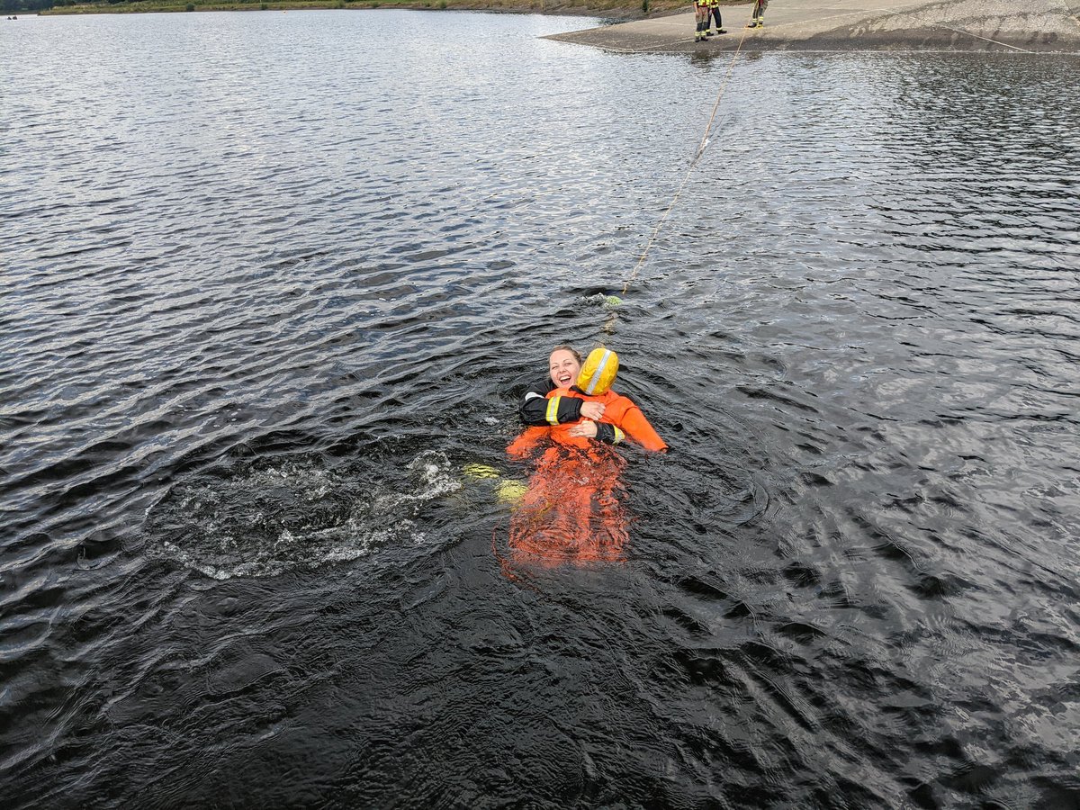 Back out on the water today with <a href="/WMFSKingsNorton/">Kings Norton Fire Station</a> keeping their water rescue skills current. Please take care around water, you can get into difficulty very easily, don't be the dummy..