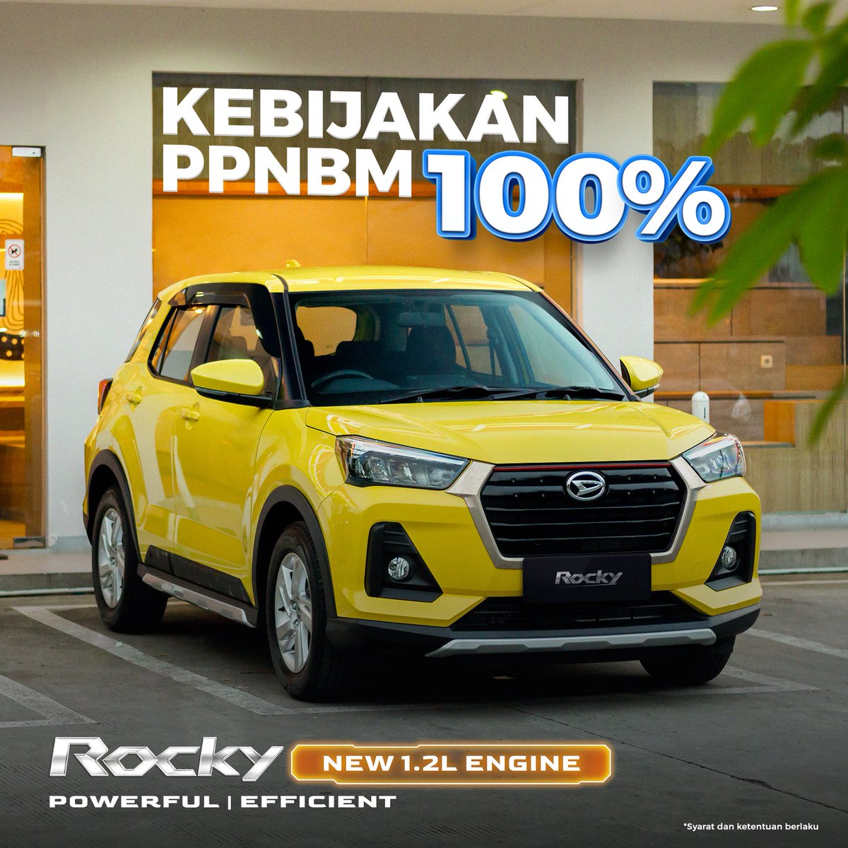 DaihatsuInd's tweet photo. Buat kamu yang udah jatuh hati banget sama Daihatsu Rocky ada kabar baik, nih. Daihatsu Rocky tipe 1.2L mendapatkan relaksasi PPnBM 100% yang berlaku sampai bulan Agustus
Info lebih lanjut kunjungi https://t.co/M0JKAEWloZ atau cek di Astra Daihatsu Mobile, ya!
#ItsTimeToRock https://t.co/FXDWIguh5X
