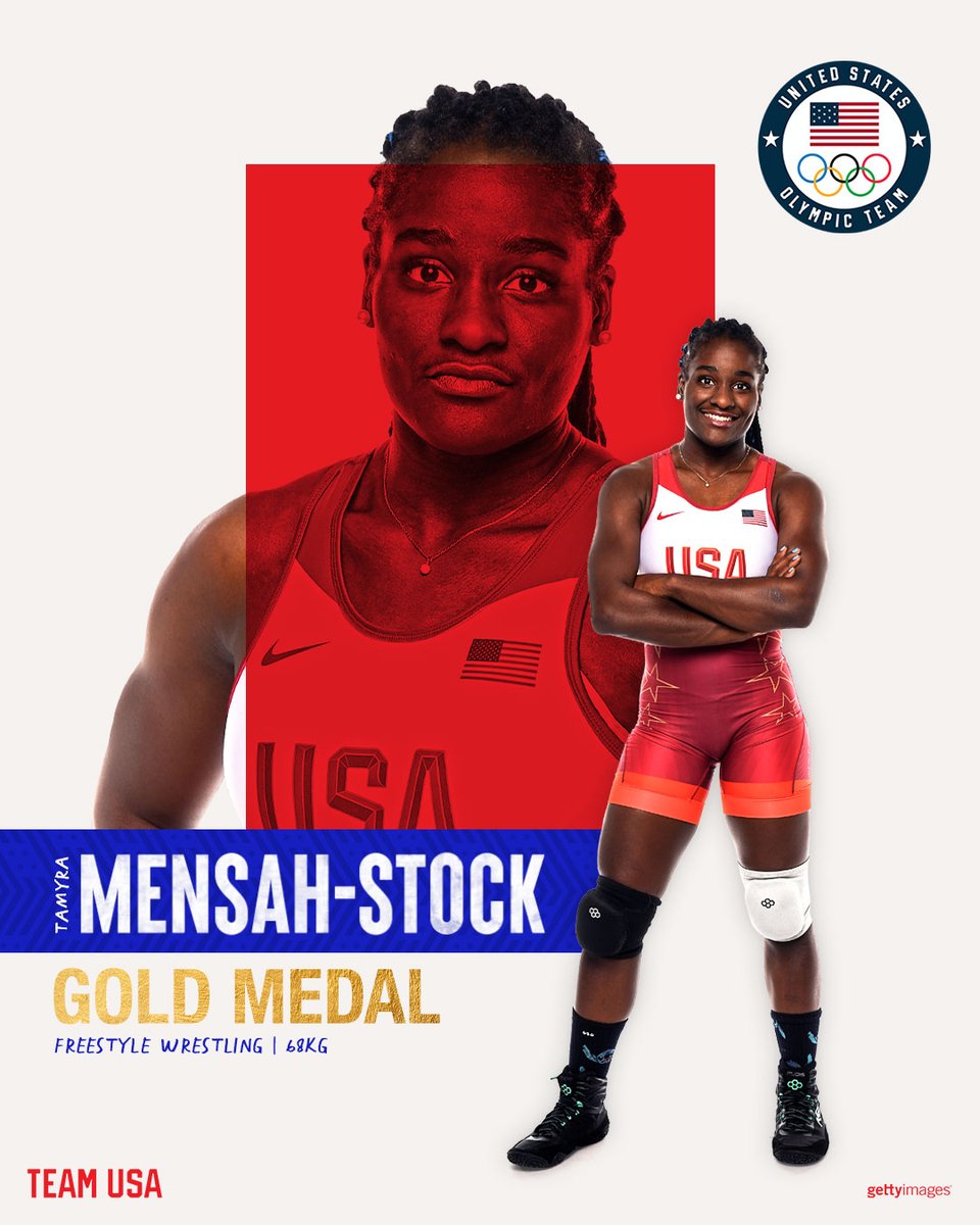 TeamUSA's tweet photo. Grit. Grind. GOLD. 🥇

@MensahTamStock is your 68 kg champion. #TokyoOlympics https://t.co/DKs0P7fj0j
