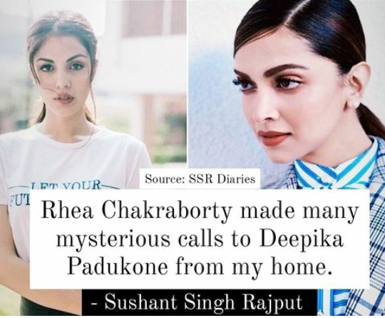 Sushxrabbit's tweet photo. Sushant wrote in his diary that is 
" RheaC made suspicious calls to  deepika padukone by his mobile " 

How RheaC used all of sushant's properties  without his permission??

What would they talked ?? 

Please investigate properly these two ghosts

CBI Probe Anil D For SSR https://t.co/KvhmbJCOzz