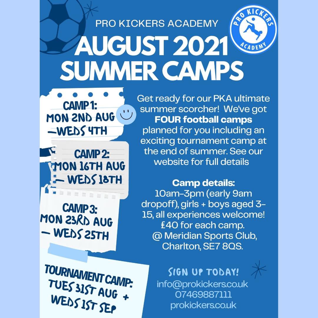 PrimaryAFutures's tweet photo. We kicked off our summer camps yesterday at @Meridian_SSC !! Theres still LOADS of time to join us for any of our #summer #footballcamp in SE London. Get in contact now ⚽️🌞 https://t.co/AI6Ftc1W5i