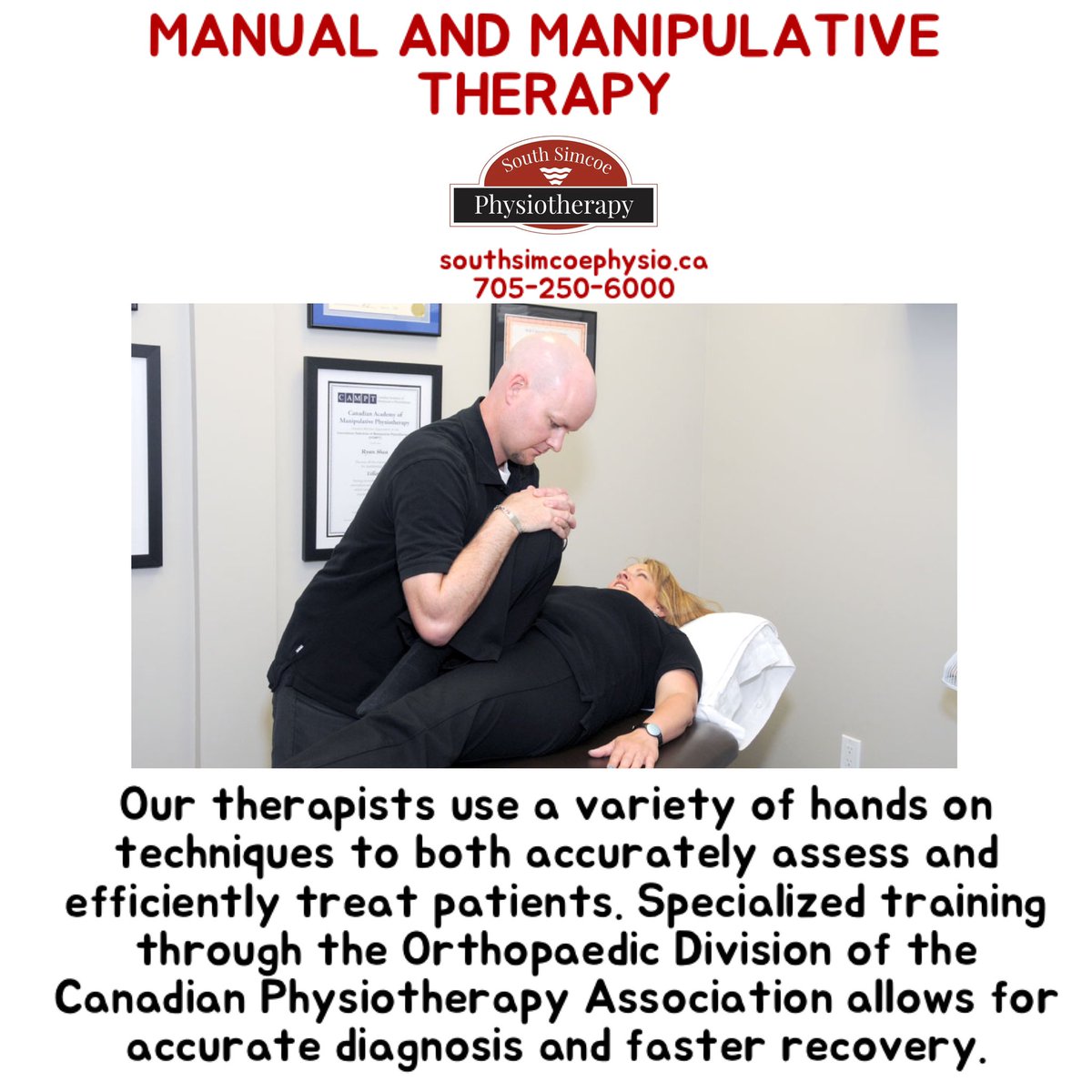 SimcoePhysio's tweet image. #manualtherapy #manualmanipulation #handson #treatment #southsimcoephysiotherapy #southsimcoephysio #allistonphysiotherapy #allistonphysio #servicesavailable #services