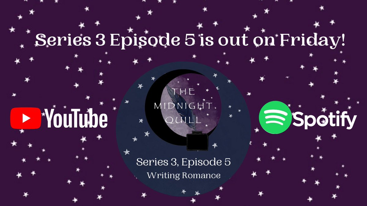 Series 3 Episode 5 with <a href="/ClaireDyer1/">Claire Dyer</a> and @MJGlenn_ is out on Friday! Hear us talking about Writing Romance!
#romancewriters #romancewriting #romance #writersoftwitter