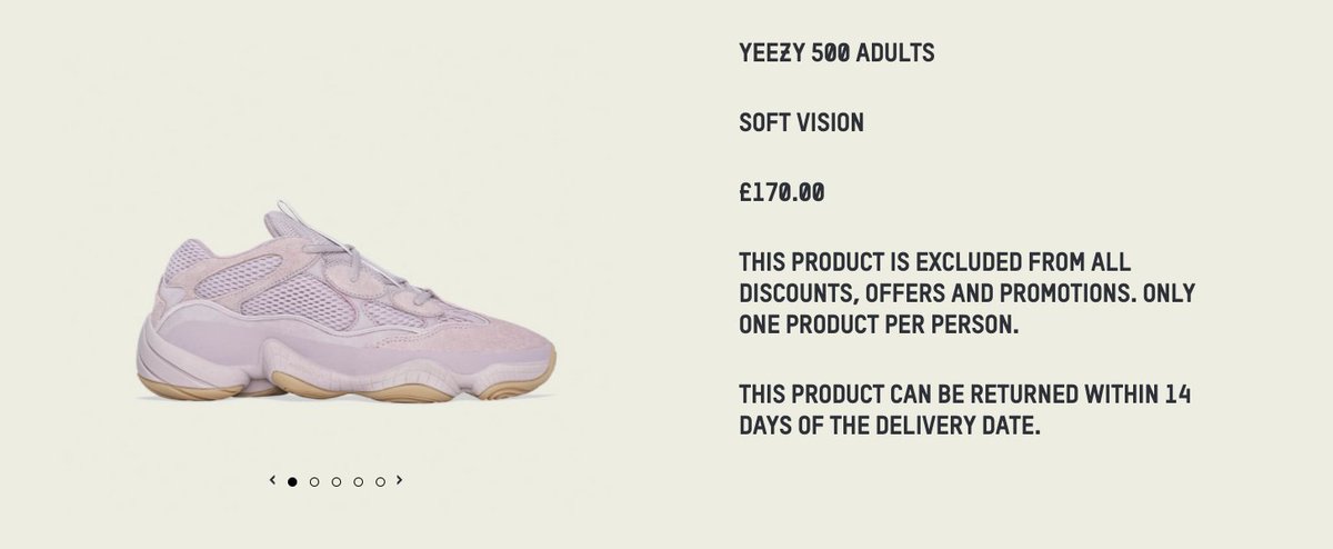 Ad: Yeezy 500 Soft Vision RESTOCKED! GO! ⚡️

Link > solewomens.co/3rOzWup