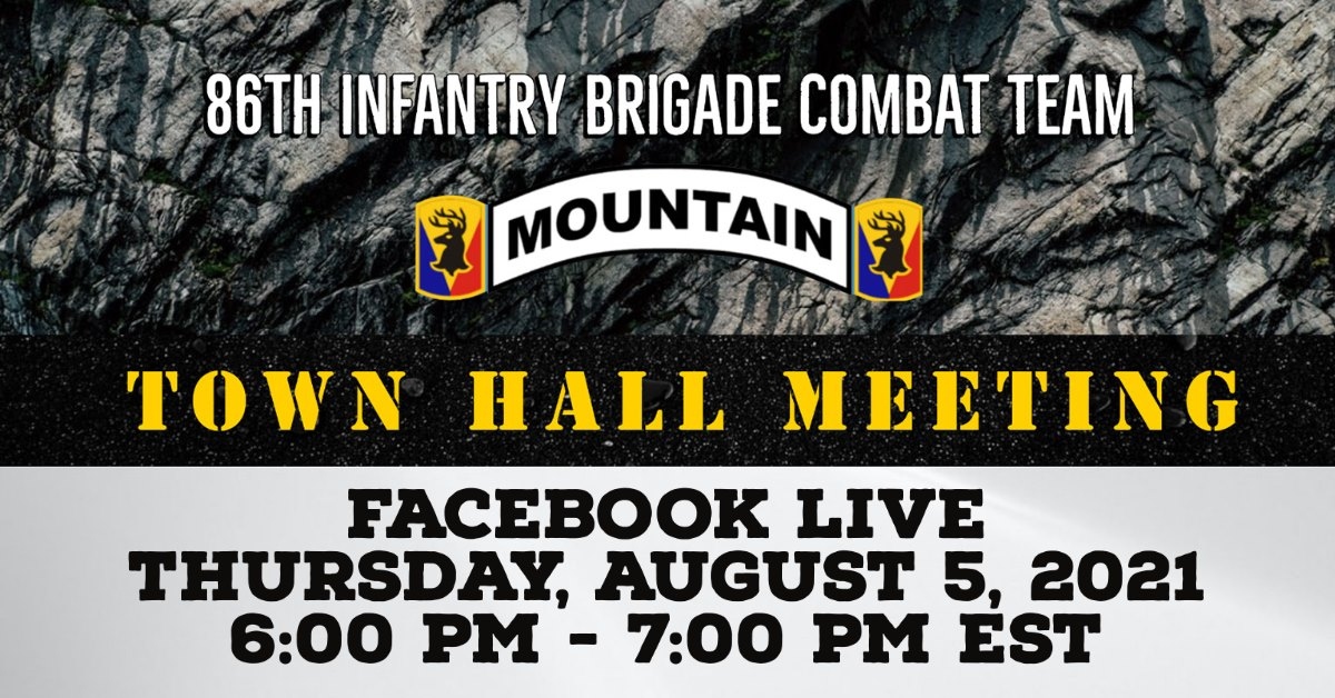vtarngrrb's tweet photo. Join the 86th Infantry Brigade Combat Team on the 5th at 6:00PM as they live stream to give updates to the friends and families of our troops over in Kosovo. 

Link: https://t.co/qbvPWwxjpj https://t.co/QGfYB1rVp6